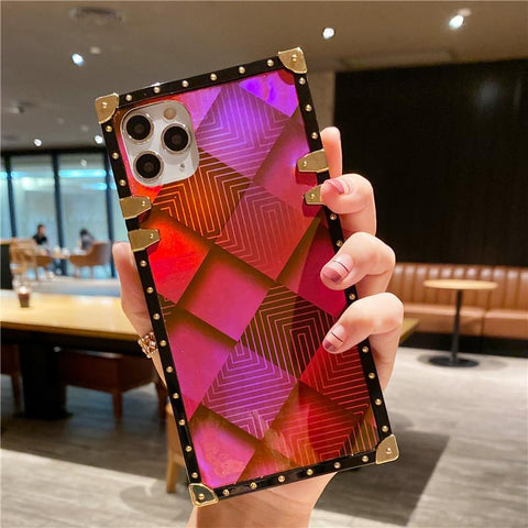 Blu-ray Checkered Phone Case