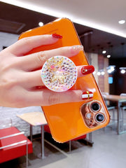 Fashion diamond electroplating phone case