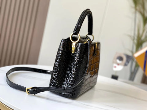 2022 Crocodile Pattern Handbag-2