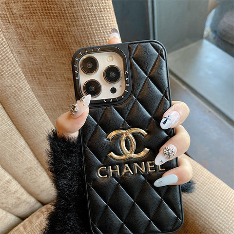 Soft leather luxury phone case