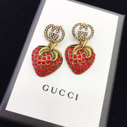 Strawberry stud earrings