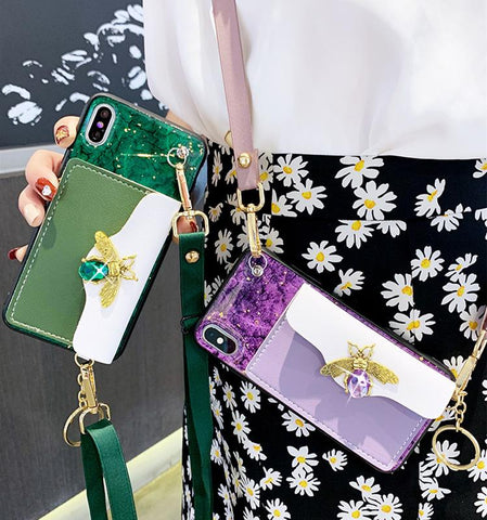 Gem Wallet Lanyard Phone Case