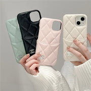 Luxury soft leather phone case for iphone