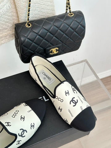 2023 CC double C print loafers-S30