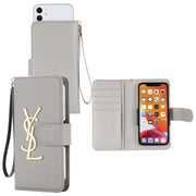 Card pocket leather case for all mobile phone models