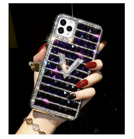 Glitter crystal phone case