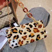 Leopard Crossbody Chain Phone Case