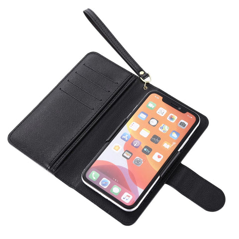 Card pocket leather case for all mobile phone models