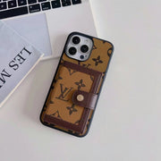 Retro Card Holder phone case for iPhone