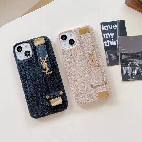 Wrist strap phone case