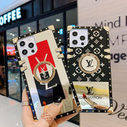 Luxury Rhinestone Square Phone Case for samsung