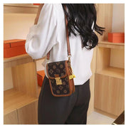 New Luxury Retro printing crossbody Universal phone bag