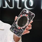 Wreath Rhinestone Flash Powder Case