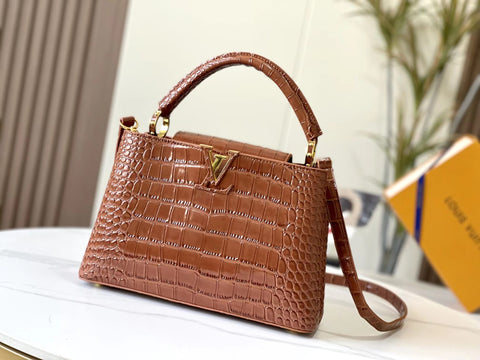 2022 Crocodile Pattern Handbag-2