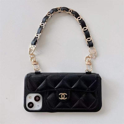 Chain and card bag phone case