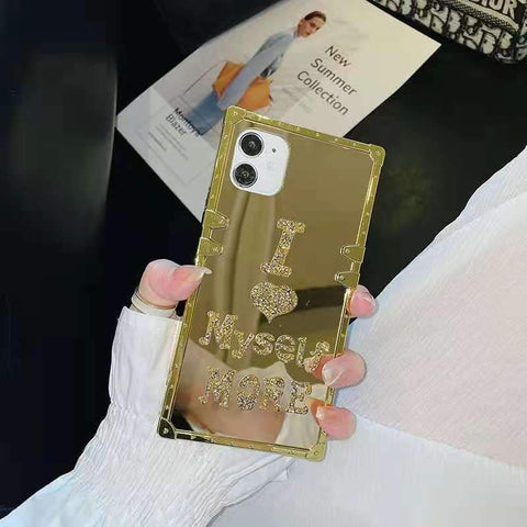 Diamond mirror phone case For iphone