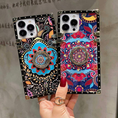 Luxury Square   phone case For Samsung