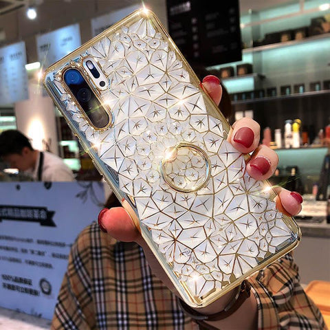 Transparent Diamond Pattern Case