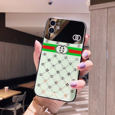 Crystal mirror phone case