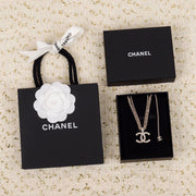 Double c double chain necklace