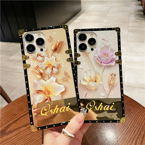 Tulips square  phone case