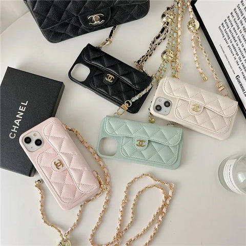 Luxur body cross leather phone case for iphone