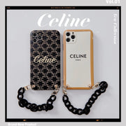 Retro pattern Chain phone case