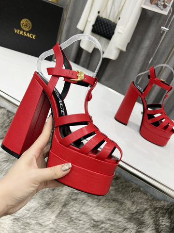 V E R S A C E - Steppe Heels [Red]