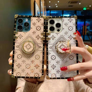 New Diamond-studded square phone case For Samsung