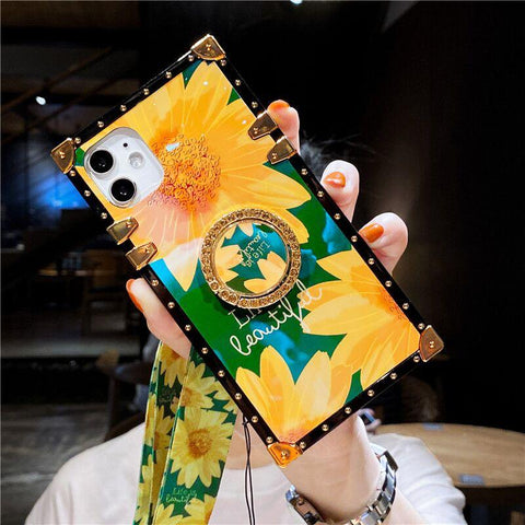 Flower Square Phone Case