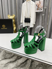 V E R S A C E - Steppe Heels [Green]