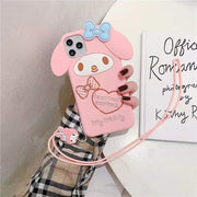 Cute Cartoons Mirror Phone Case