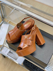 2023 Showcase platform sandals with a platform sole-S51