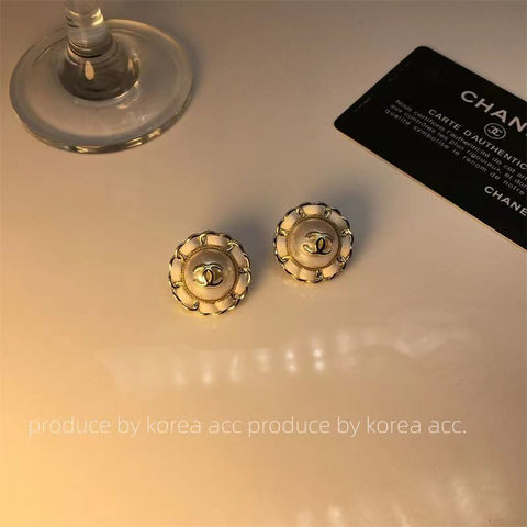 Small fragrant diamond pearl Earrings