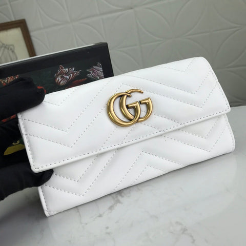 Double G Wallet - White