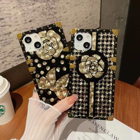 Luxury Square Bracket Phone Case