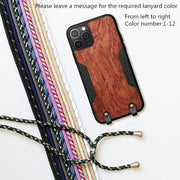 Wood Lanyard Hard Case