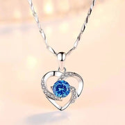 95 sterling silver necklace female ins clavicle pendant