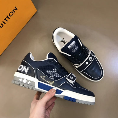 L V - Strap Sneaker - Navy