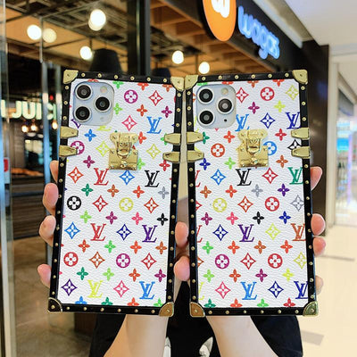 Luxury Vintage pattern square phone case for samsung