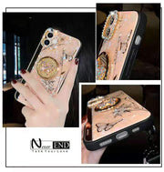 Rhinestone Butterfly  phone case For iphone