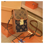 New Luxury Retro printing crossbody Universal phone bag