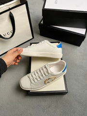 G U C C I - Sneaker (White/Gold/Blue)