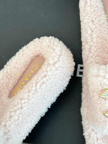 2023 CC Xiaoxiang classic four seasons double C plush slippers-S27