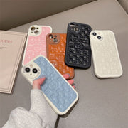 Soft leather luxury phone case