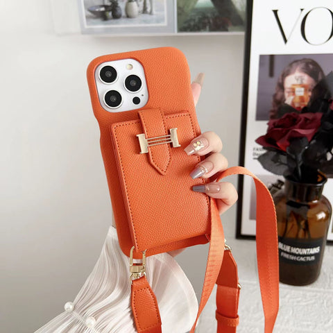 Luxury  Leather card  phone case for iphone