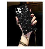 Glitter chain phone case