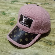 Lamb hair baseball cap