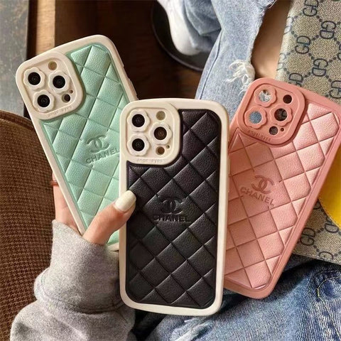 Leather soft luxury phone case