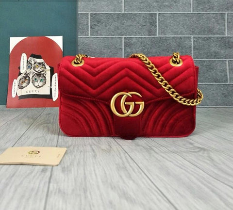 GG Marmont velvet bag